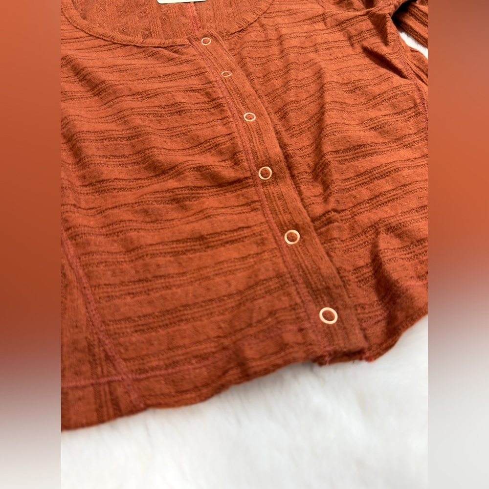 NWT Intimately Free People Cabin Ready ¾ sleeve cardigan - Picture 6 of 8